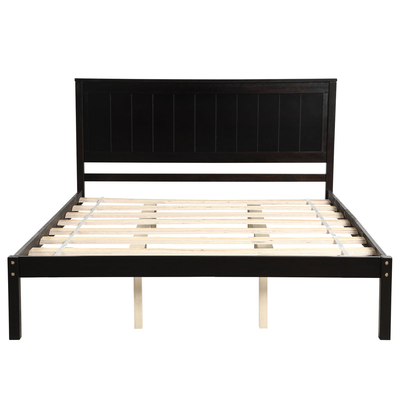 Queen Size Platform Bed in Espresso