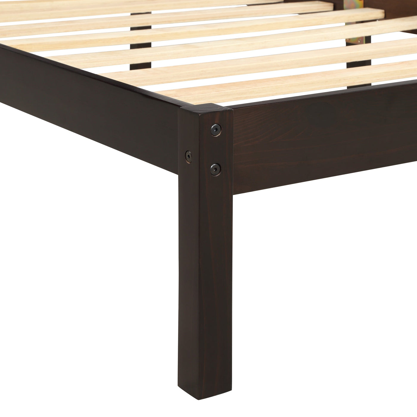 Queen Size Platform Bed in Espresso