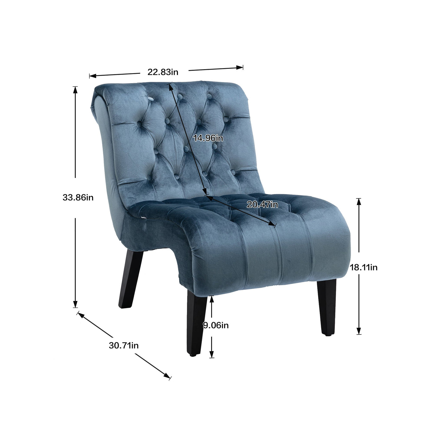 COOLMORE Accent Living Room Chair / Leisure Chair