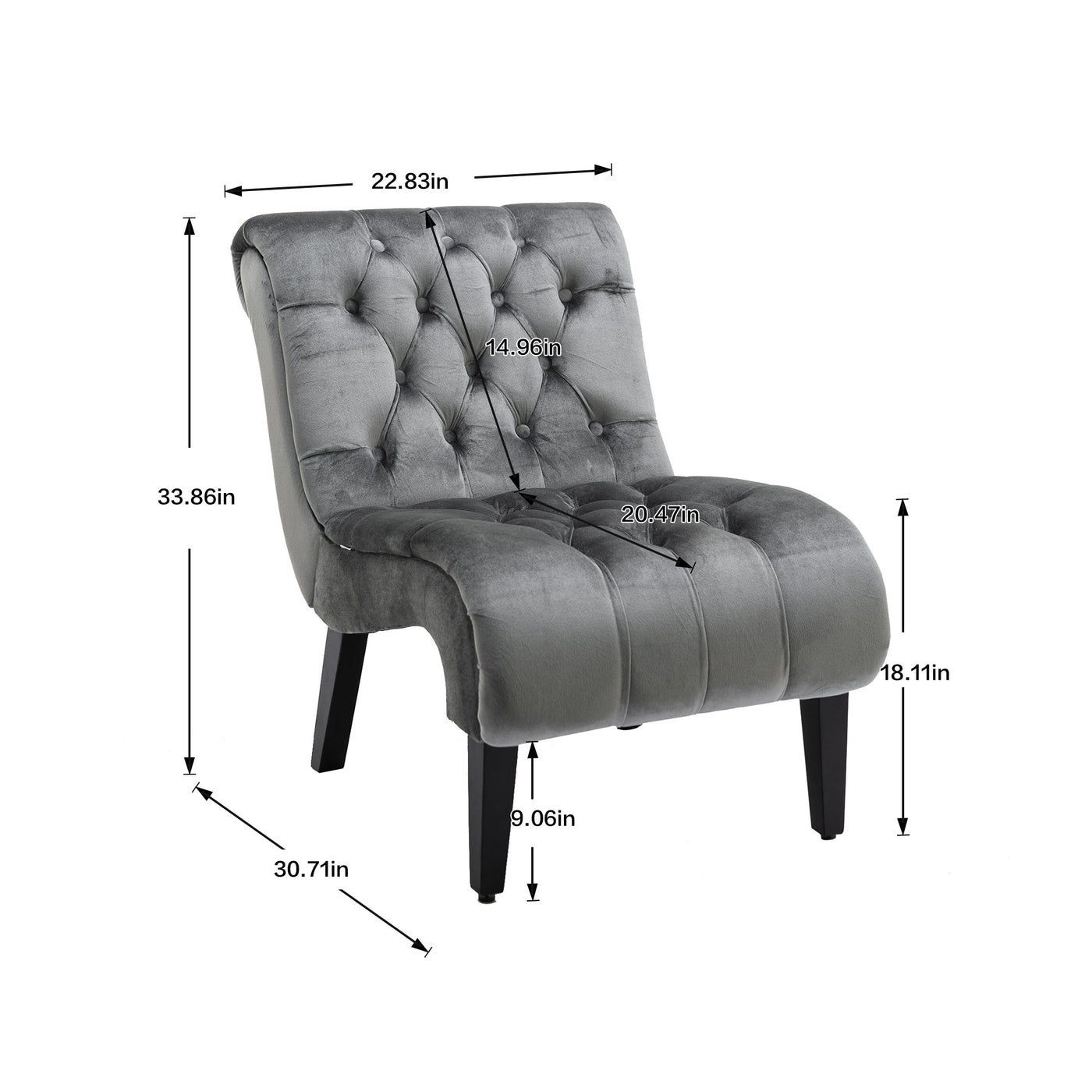 COOLMORE Accent Living Room Chair / Leisure Chair