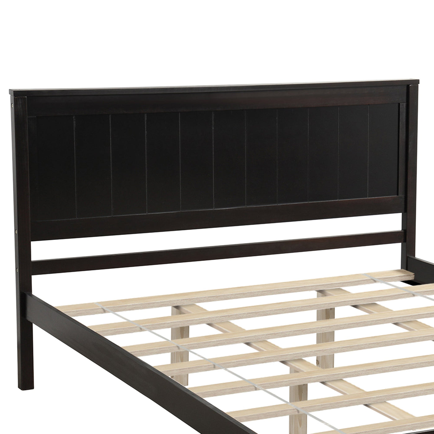 Queen Size Platform Bed in Espresso